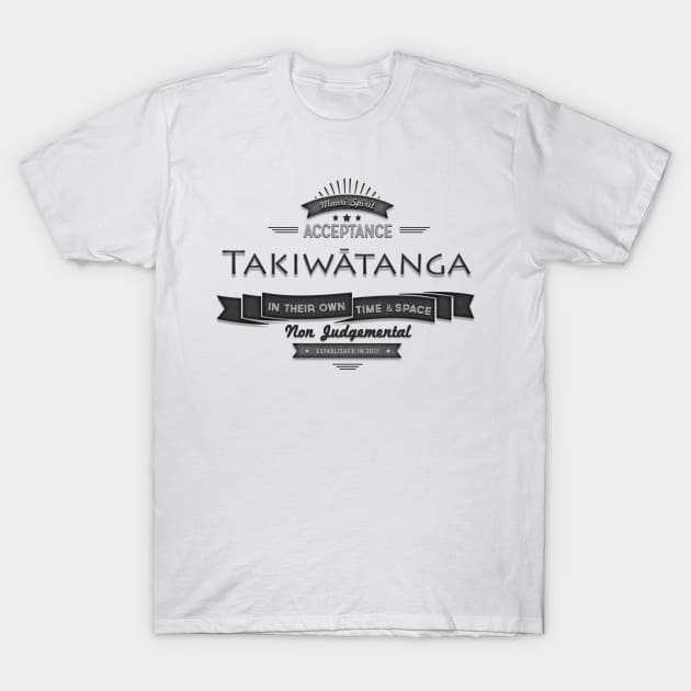 ‘Takiwatanga’ is ‘Autism’ in Maori T-Shirt by V33Art